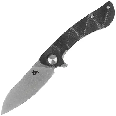 Nóż składany BlackFox Dripper Black canvas Micarta, Stonewashed VG10 (BF-771 MB)