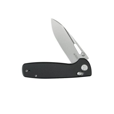 Nóż składany Kubey Bluff Black G10, Sandblasted 14C28N by Garet Caronna (KU248F)