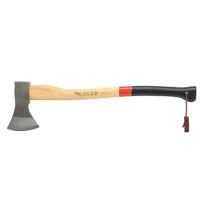 Siekiera dwuręczna Adler Rheinland Red/Black Hickory Wood, C60 Carbon Steel (101.0H125A011)