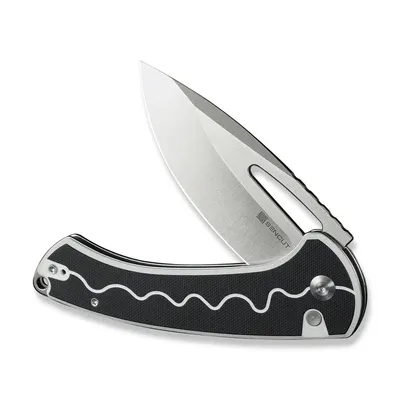 Nóż składany Sencut Squiggy White/Black G10, Satin 9Cr18MoV (S24082A-1)