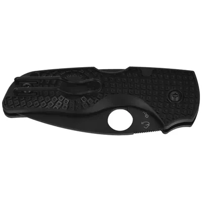 Nóż składany Spyderco Lil' Native Lightweight Black FRN, Black DLC CTS BD1N by Eric Glesser (C230PBBK)