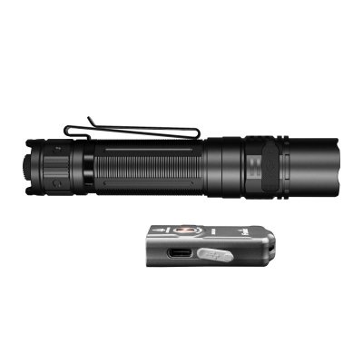 Zestaw latarek LED Fenix PD36R Pro i E03R V2.0 szara