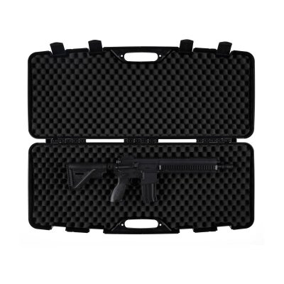 Kufer na broń Megaline 98x35x12czarny z klamrami