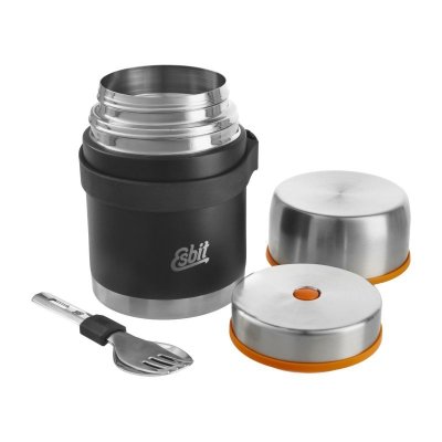 Termos Esbit Classic Food Jug z zestawem sztućców 0,75l - czarny