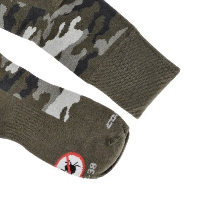 Skarpety myśliwskie Comodo przeciwkleszczowe moro