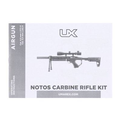 Wiatrówka PCP UX Notos Carbine Set 5,5mm (2.4329)