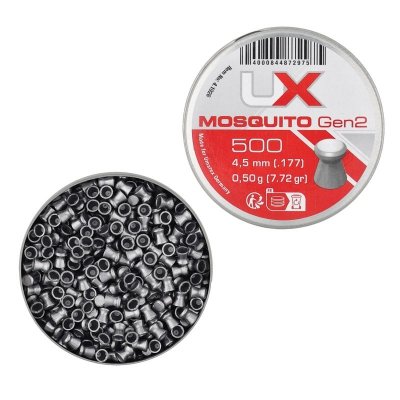Śrut diabolo UX Mosquito Gen2 0,5g 4,5/500szt. (4.1926)