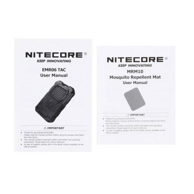 Odstraszacz komarów Nitecore EMR06TAC czarny