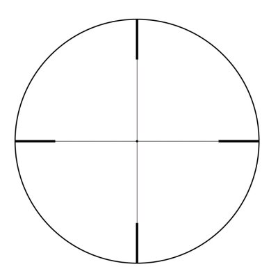 Luneta biegowa Forester JR. 1-4x24 - Czarna (SCOC-28)