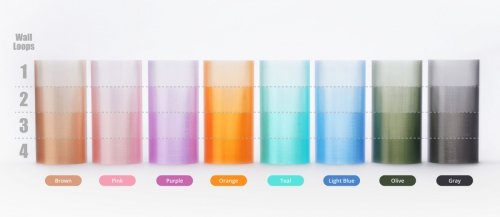 Filament PETG Translucent na szpuli 1kg - Light Blue