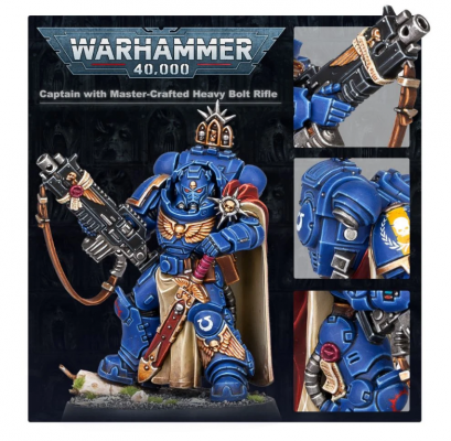 Space Marines - Captain with Master-crafted Heavy Bolt Rifle