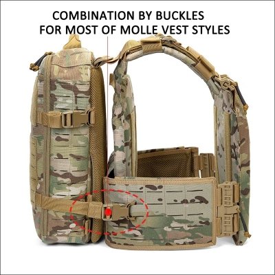 Plecak Molle Plate Carrier Bag for Tactical Vest - Multicam