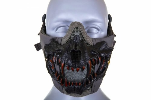 Maska Stalker EVO PLUS Fangs Ear Protection - Szary