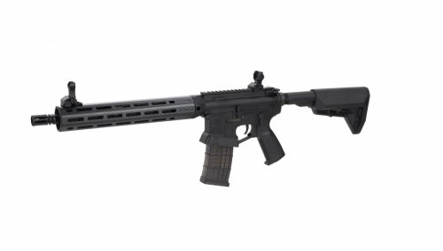 King Arms x Lancer Systems - Karabinek L15 LCH7 12" Faux Carbon Czarny