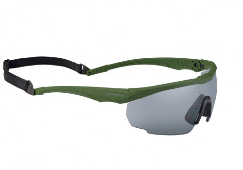 SwissEye - Okulary balistyczne Blackhawk 3ls - Rubber Green (40423)