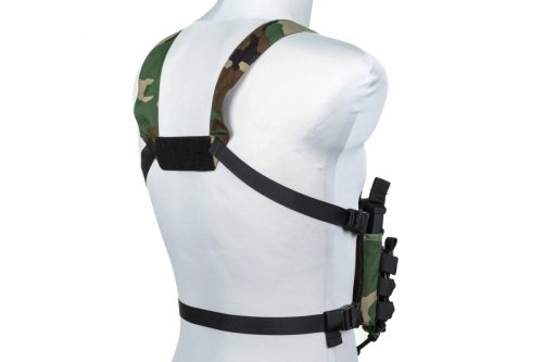 Kamizelka typu Chest Rig - Woodland