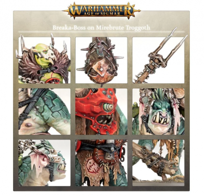 Orruk Warclans - Breaka-boss on Mirebrute Troggoth
