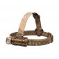 Latarka czołowa LED Akumulatorowa Sirius H12 - 1200lm - Coyote Brown (AHL0172) 