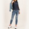 Tommy Hilfiger t-shirt koszulka damska bluzka granatowy UW0UW01618