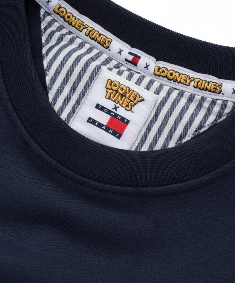 Bluza damska Tommy Hilfiger Jeans  Looney Tunes granatowa