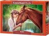 Puzzle 500 Castorland B-52516 Dziewczyna i Koń