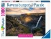 Puzzle 1000 Ravensburger 167388 Skandynawskie Miejsca - Wodospad Hajfoss - Islandia
