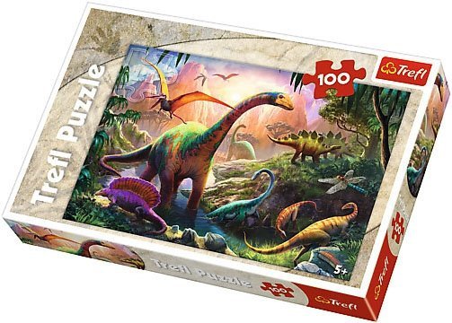 Puzzle 100 Trefl T-16277 Świat Dinozaurów 