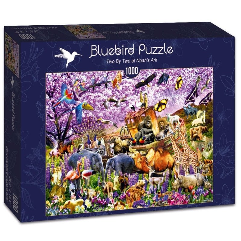 Puzzle 1000 Bluebird 70495 Zwierzęta na Arce Noego