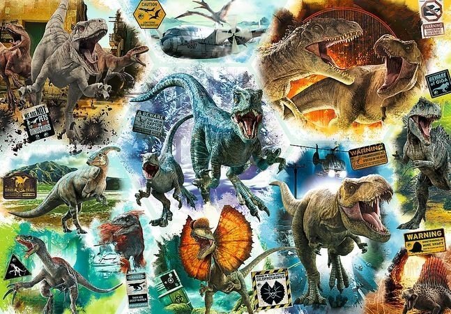 Puzzle 1000 Trefl 10727 Na Tropie Dinozaurów - Jurassic Park