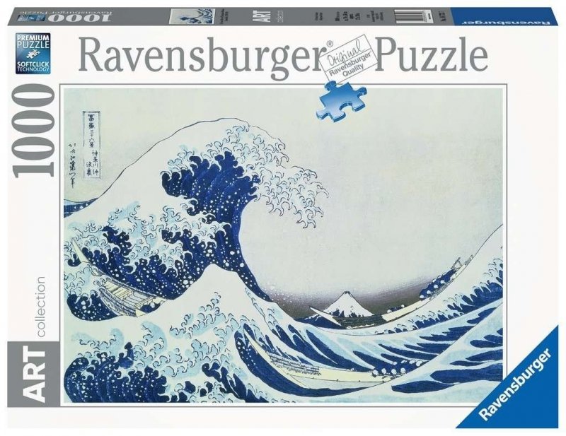 Puzzle 1000 Ravensburger 16722 Wielka Fala w Kaganawie