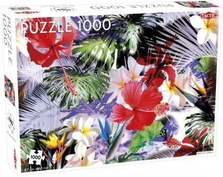 Puzzle 1000 Tactic 56757 Tropikalne Kwiaty