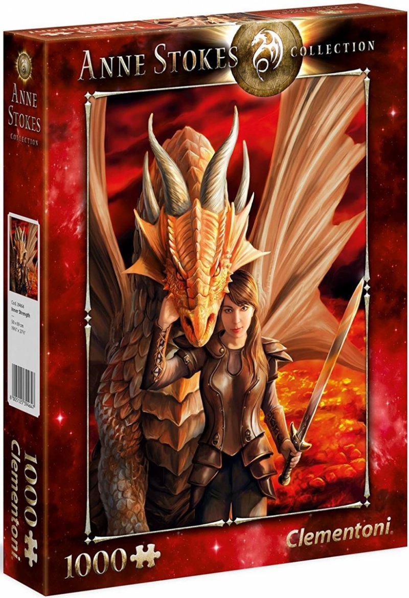 Puzzle 1000 Clementoni 39464 Anne Stokes Collection - Inner Strenght