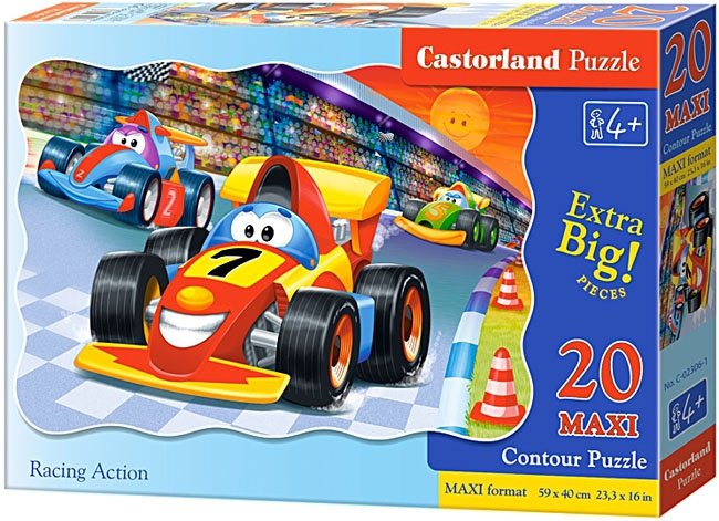 Puzzle 20 Maxi Castorland C-02306 Bolid - Racing Action