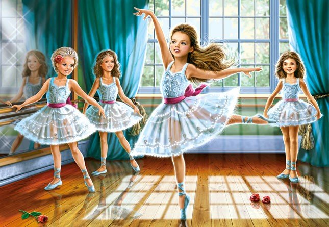 Puzzle 260 Castorland B-27231 Balet - Little Ballerinas