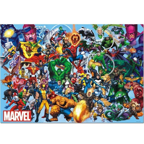 Puzzle 1000 Educa 15193 Marvel - Losy Bohaterów