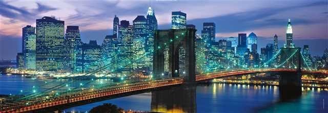 Puzzle 1000 Clementoni 39434 New York Brooklyn Bridge - Panorama