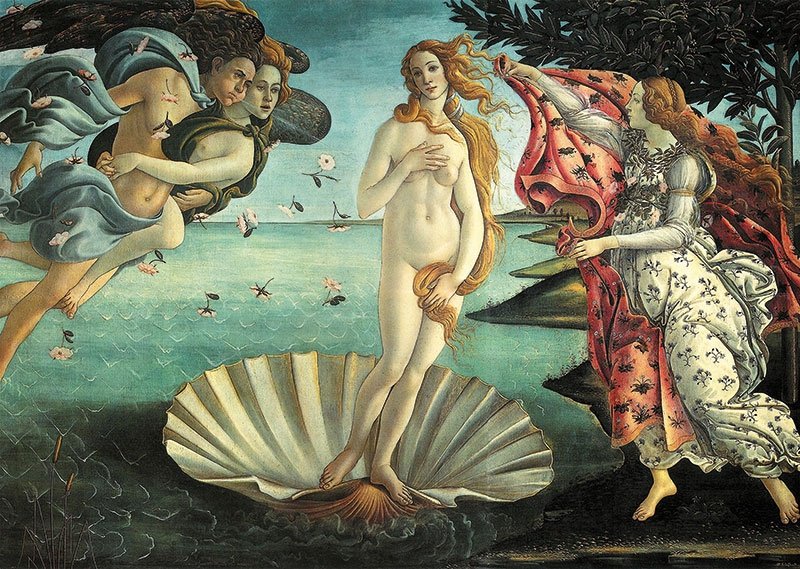 Puzzle 1000 Piatnik P-5421 Botticelli - Narodziny Venus