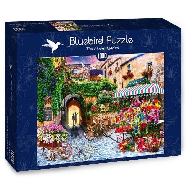 Puzzle 1000 Bluebird 70334 Jason Taylor - Targ Kwiatowy