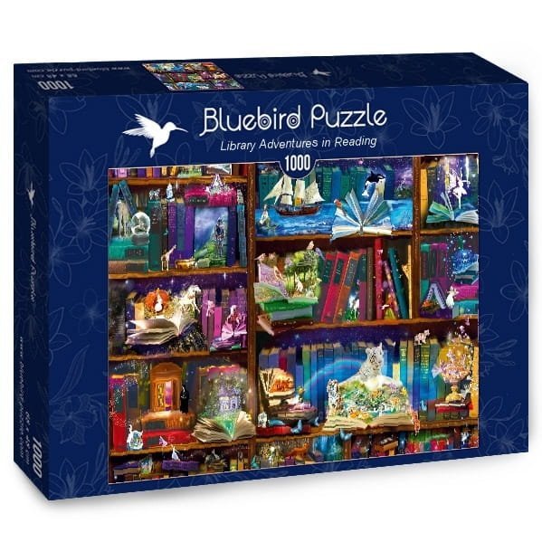 Puzzle 1000 Bluebird 70313 Alexander Mullins -  Biblioteczne Przygody w Reading