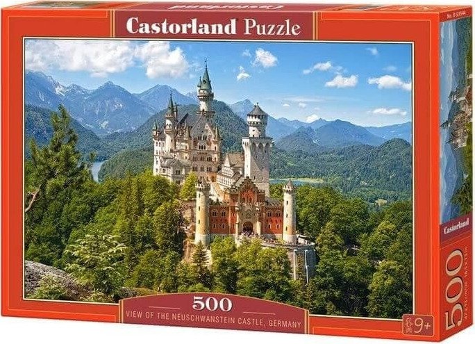 Puzzle 500 Castorland B-53544 View of the Neuschwanstein Castle