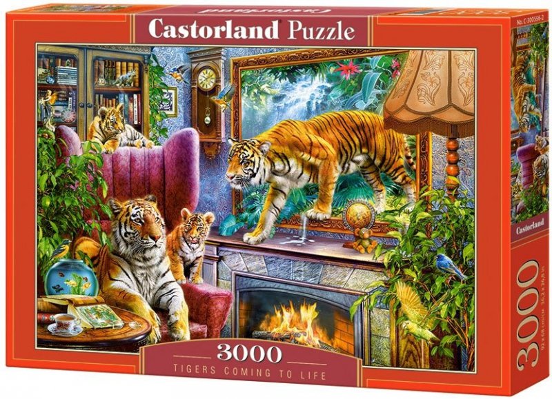 Puzzle 3000 Castorland C-300556 Tygrysy Wracają do Życia