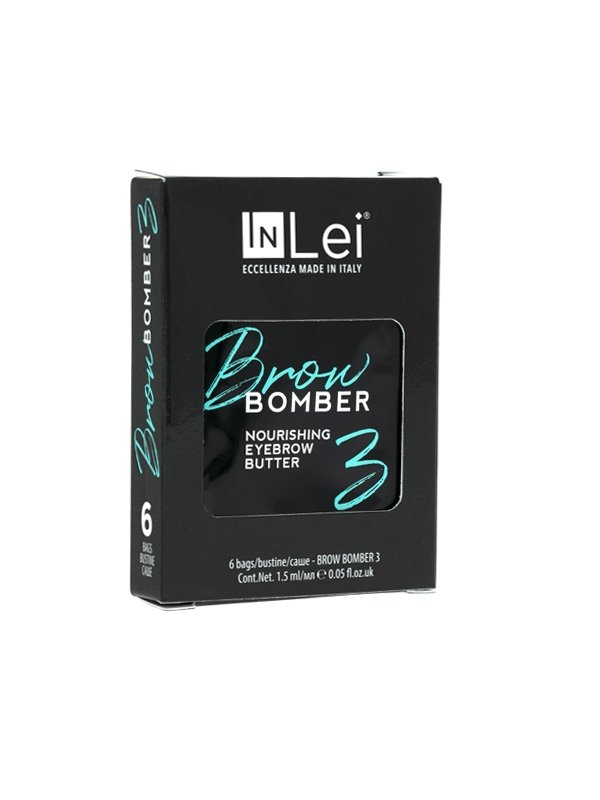 Inlei® ”BROW BOMBER 3” – odżywcze masło do brwi 6 saszetek