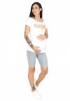 MijaCulture - wygodne krótkie legginsy ciążowe 4008/M25 melanz