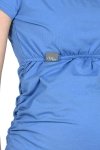 MijaCulture - bluzka 2 w 1 ciążowa i do karmienia krótki rękaw M03/3074 Mavi2