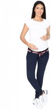 Komfortowe spodnie ciążowe Monika 9081 granat5