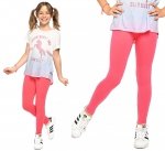 Legginsy dziewczęce getry dla dzieci ZOE róż