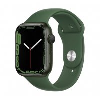 Apple Watch Series 7 45mm GPS Koperta z aluminium w kolorze zielonym z paskiem sportowym w kolorze koniczyny 
