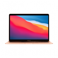 MacBook Air z Procesorem Apple M1 - 8-core CPU + 7-core GPU / 16GB RAM / 256GB SSD / 2 x Thunderbolt / Gold 