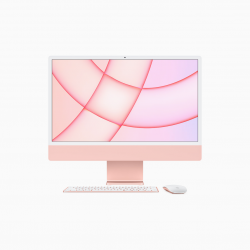 Apple iMac 24 4,5K Retina M1 8-core CPU + 7-core GPU / 8GB / 256GB SSD / Różowy (Pink) - 2021