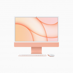 Apple iMac 24 4,5K Retina M1 8-core CPU + 8-core GPU / 8GB / 2TB SSD / Gigabit Ethernet / Pomarańczowy (Orange) - 2021